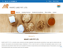 Tablet Screenshot of maarclabs.com